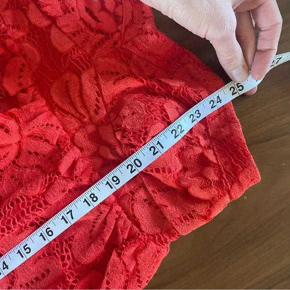 Anthropologie Maeve Strapless Lace Mini Dress NWT - Picture 12 of 15